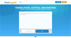 Desktop Screenshot of freelinguist.com